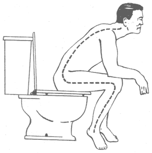 Unnatural Modern Toilet Position